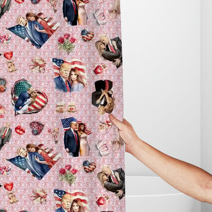 Don & Melania Trump Polyester Shower Curtain  - 60”x72”