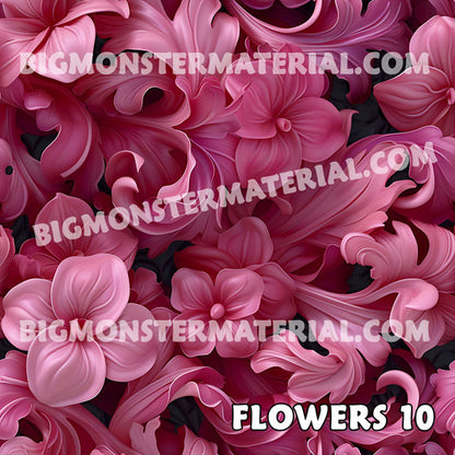 10 Beautiful Flower Designs, Wireless Charging Gaming Mouse Pads / Mat With Lights - 2 Sizes