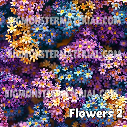 10 Flower Designs, Baby Long Sleeve Faux Cotton Sleeper Gown