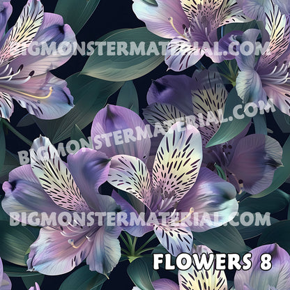 10 Beautiful Flower Designs, Women’s Oversized Cotton Tee Shirt
