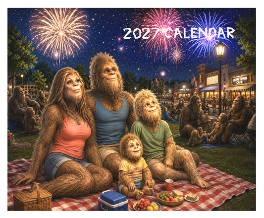 2027 Bigfoot / Sasquatch Calendar