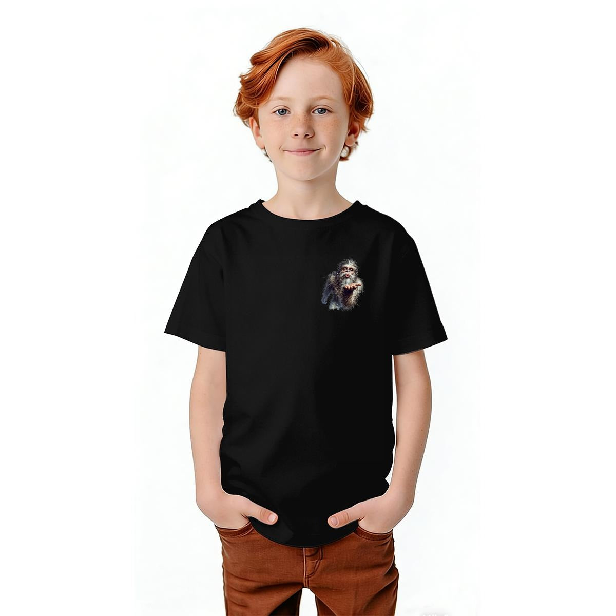 Bigfoot Sasquatch Designs, Kid’s Double Sided Gildan 5000B T Shirt