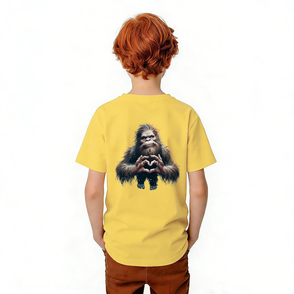 Bigfoot Sasquatch Designs, Kid’s Double Sided Gildan 5000B T Shirt