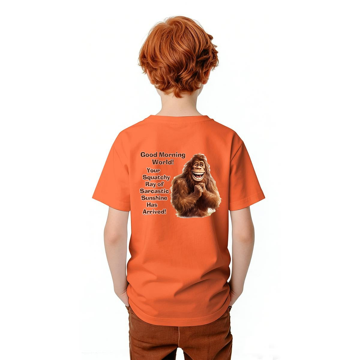 Bigfoot Sasquatch Designs, Kid’s Double Sided Gildan 5000B T Shirt
