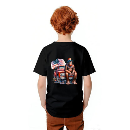 Bigfoot Sasquatch Designs, Kid’s Double Sided Gildan 5000B T Shirt