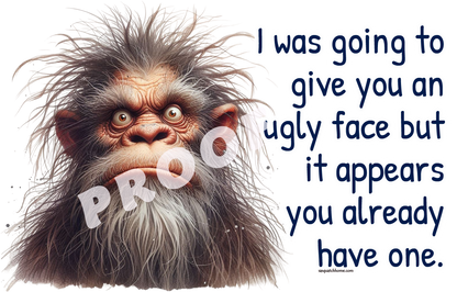 Sarcastic Sasquatch "I was going to give you"  Herb & Ganja Grinder