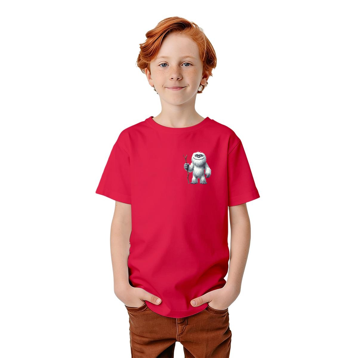 Bigfoot Sasquatch Designs, Kid’s Double Sided Gildan 5000B T Shirt