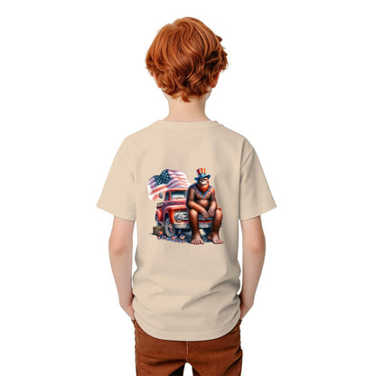 Bigfoot Sasquatch Designs, Kid’s Double Sided Gildan 5000B T Shirt