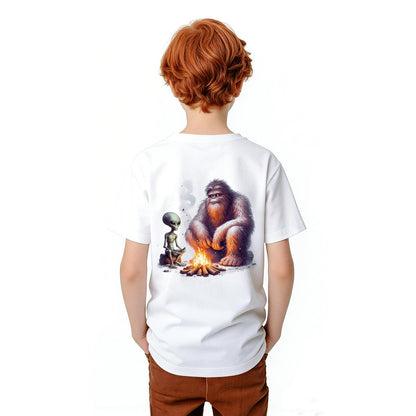Bigfoot Sasquatch Designs, Kid’s Double Sided Gildan 5000B T Shirt