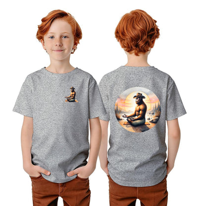 Bigfoot Sasquatch Designs, Kid’s Double Sided Gildan 5000B T Shirt