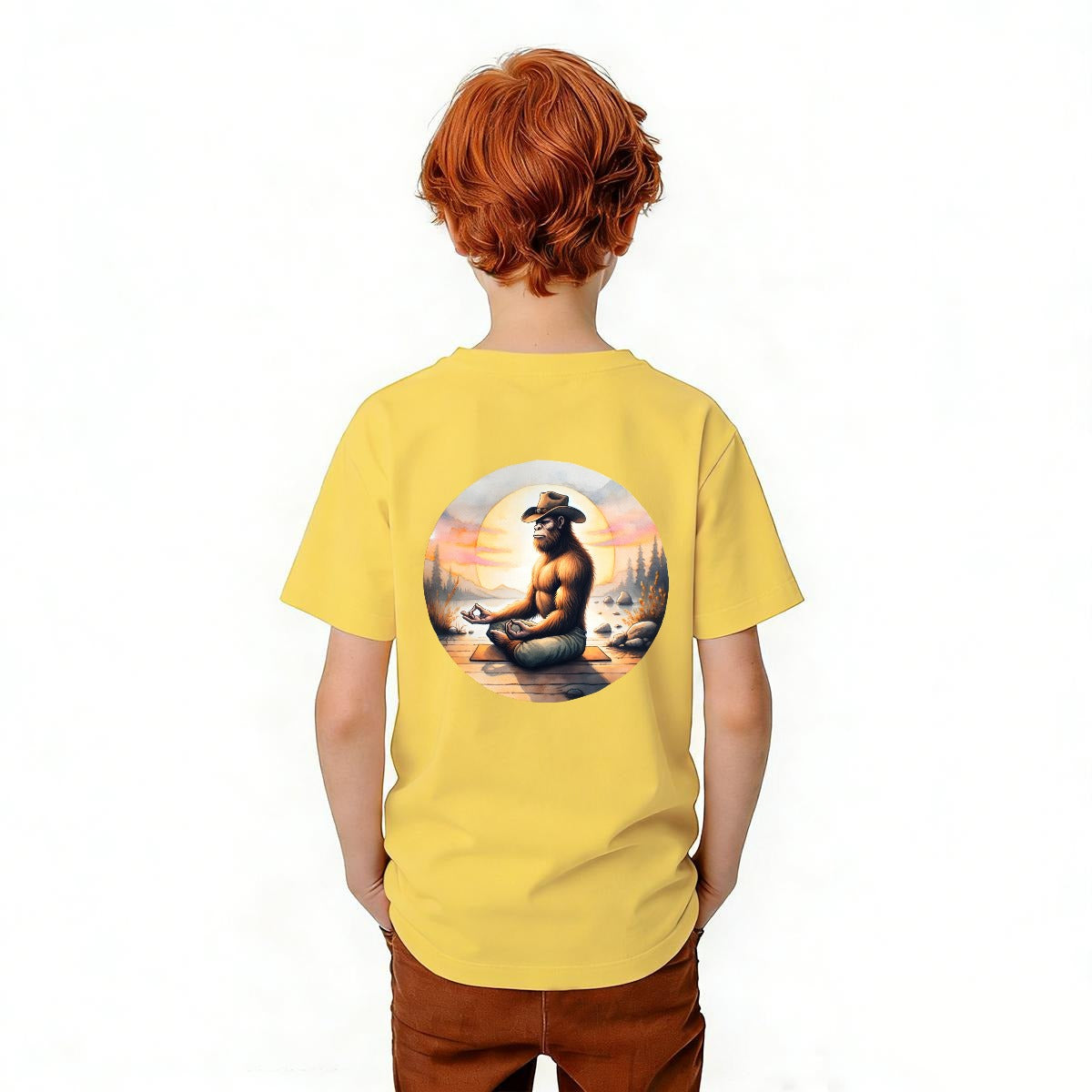 Bigfoot Sasquatch Designs, Kid’s Double Sided Gildan 5000B T Shirt