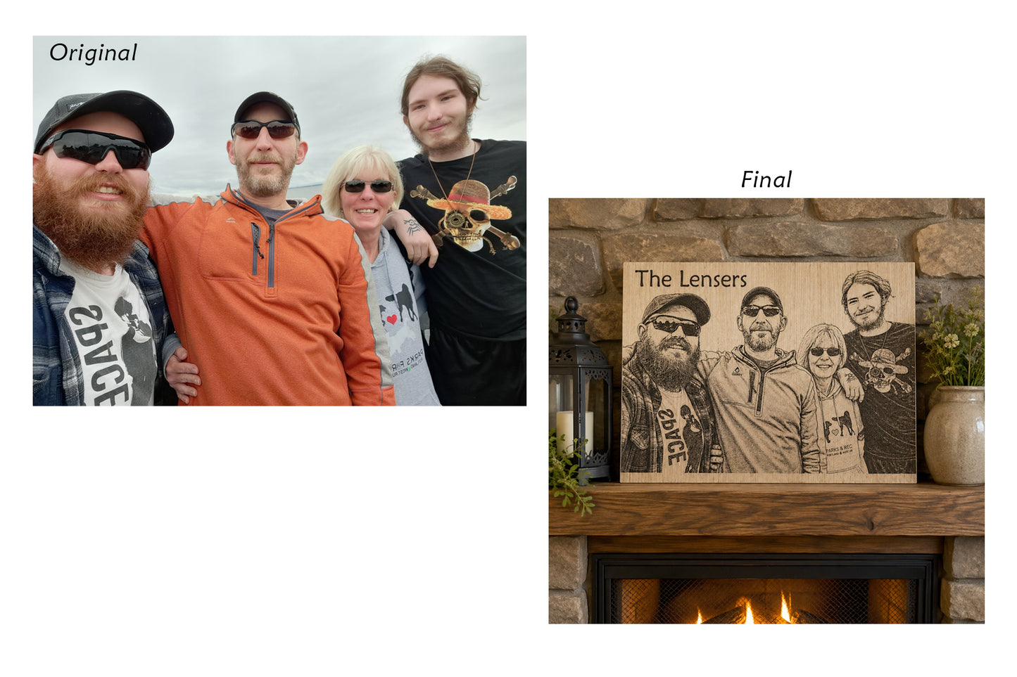 Personalized Laser Etched Art Boards