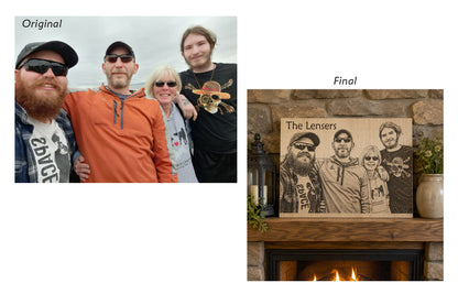 Personalized Laser Etched Art Boards