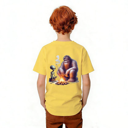 Bigfoot Sasquatch Designs, Kid’s Double Sided Gildan 5000B T Shirt