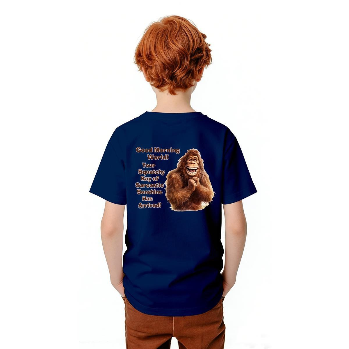 Bigfoot Sasquatch Designs, Kid’s Double Sided Gildan 5000B T Shirt