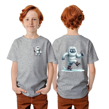Bigfoot Sasquatch Designs, Kid’s Double Sided Gildan 5000B T Shirt