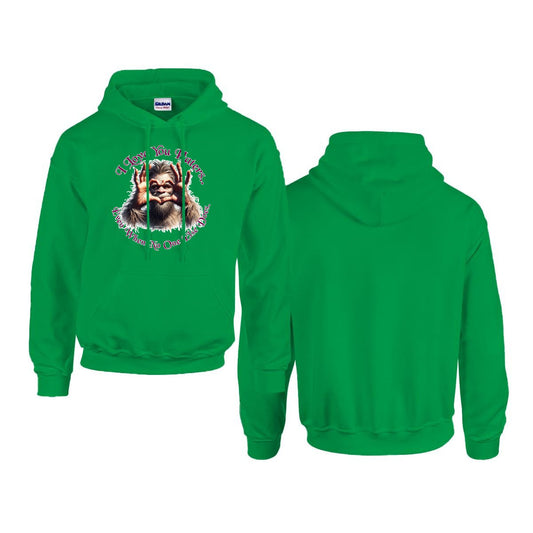 Sasquatch, Bigfoot Design, Gildan 18500 Poly-Cotton Hoodie