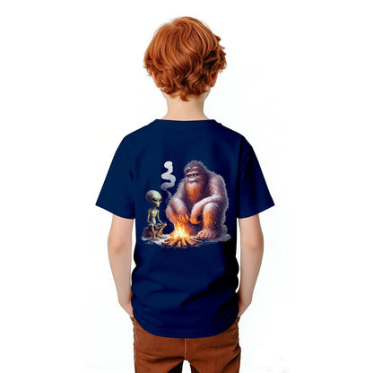 Bigfoot Sasquatch Designs, Kid’s Double Sided Gildan 5000B T Shirt