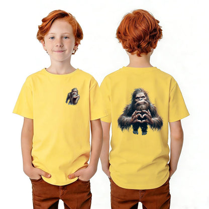 Bigfoot Sasquatch Designs, Kid’s Double Sided Gildan 5000B T Shirt