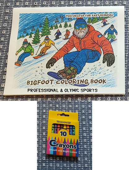 Sasquatch Coloring Book - Sports - 16 images