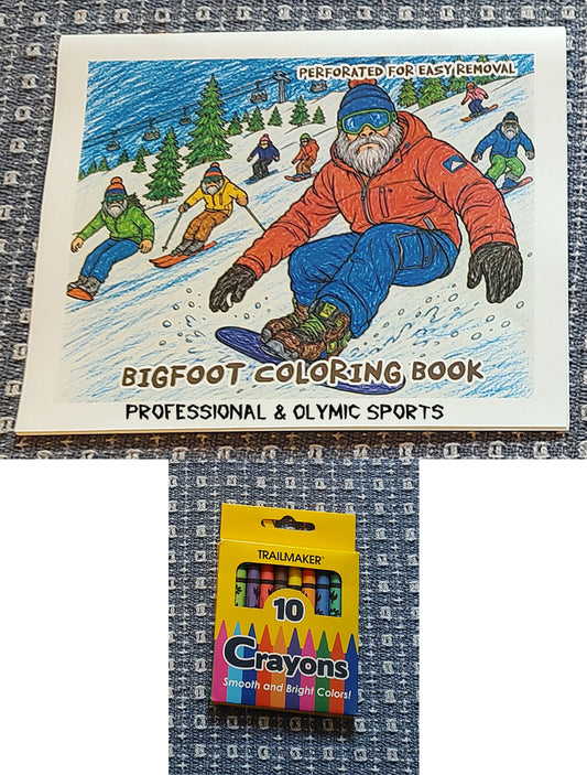 Sasquatch Coloring Book - Sports - 16 images