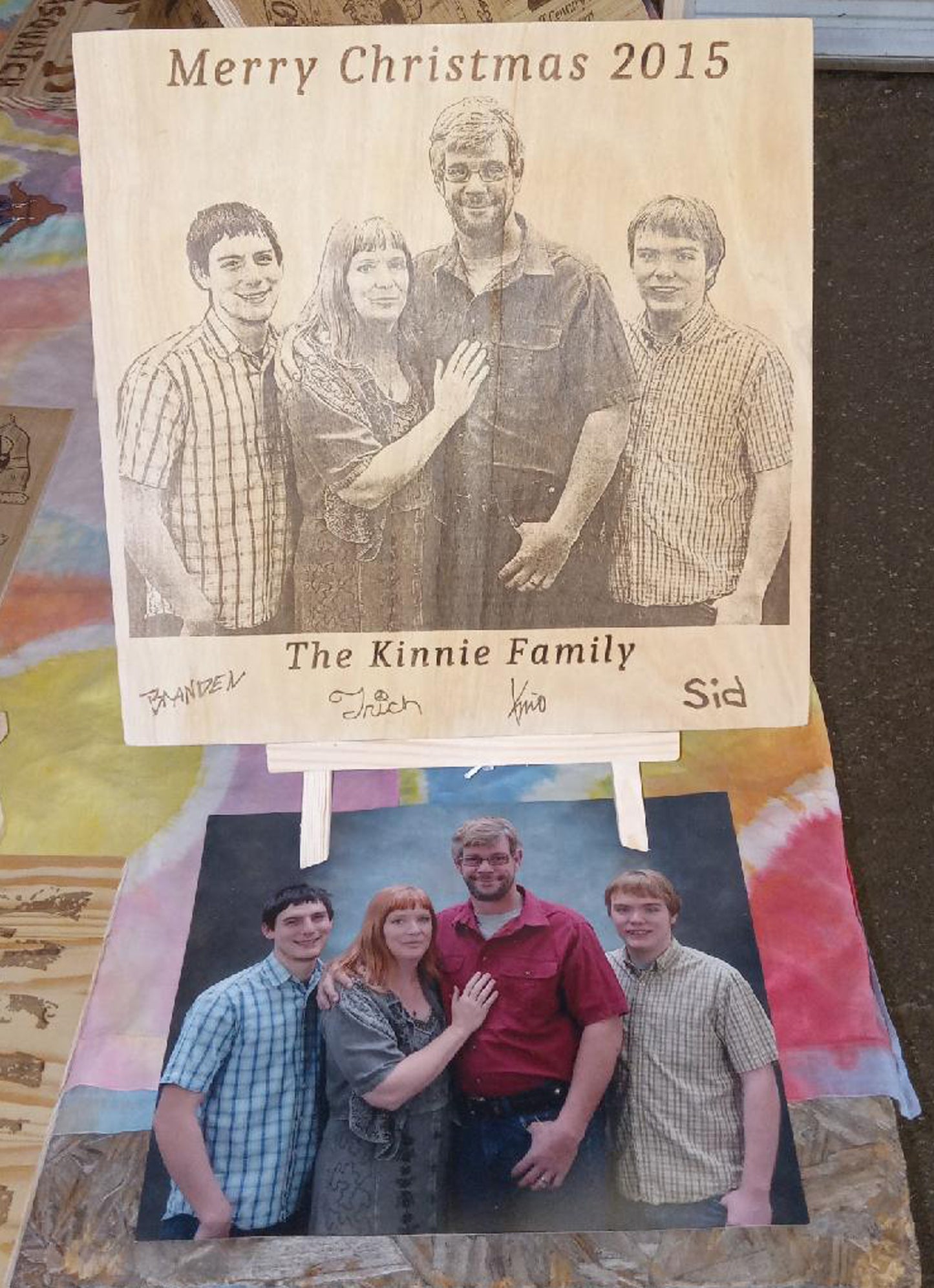Personalized Laser Etched Art Boards