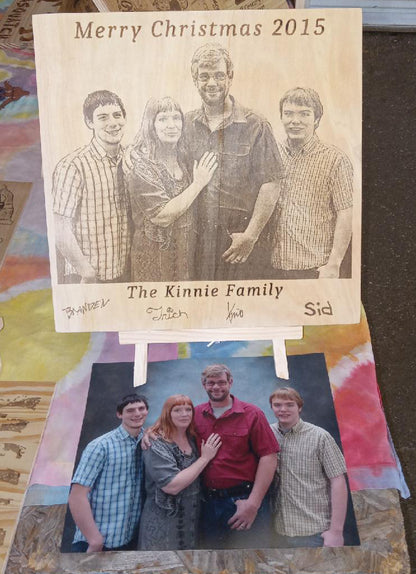 Personalized Laser Etched Art Boards