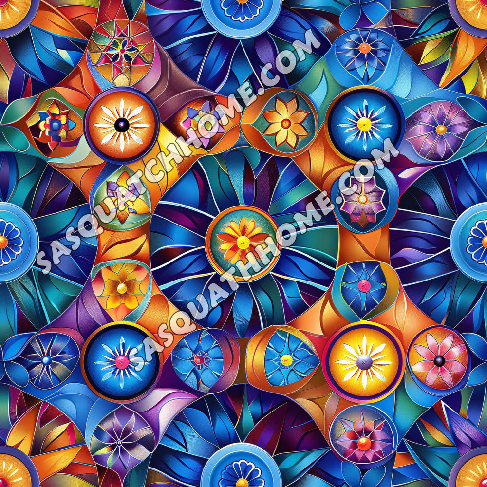 10 Psychedelic Designs, Women’s Plush Velvet Lined Boots