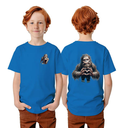Bigfoot Sasquatch Designs, Kid’s Double Sided Gildan 5000B T Shirt