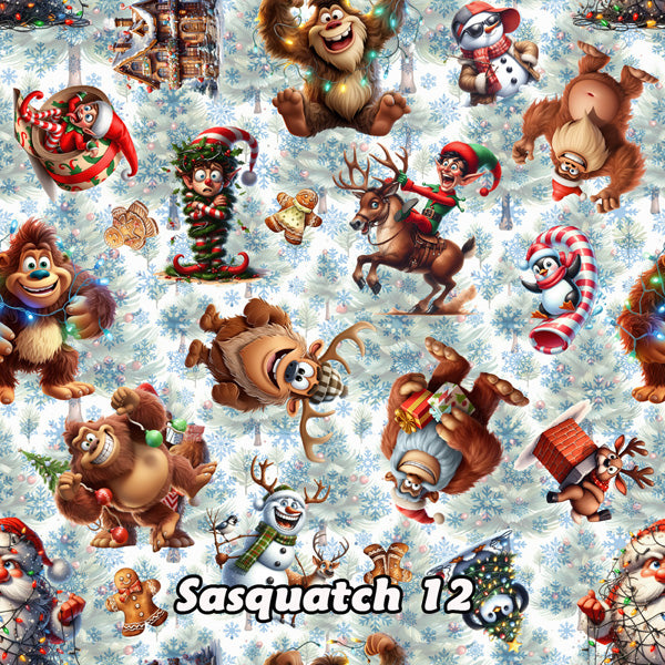 20 Bigfoot / Sasquatch Designs, Wall Sconces, Set of 2, Plug In