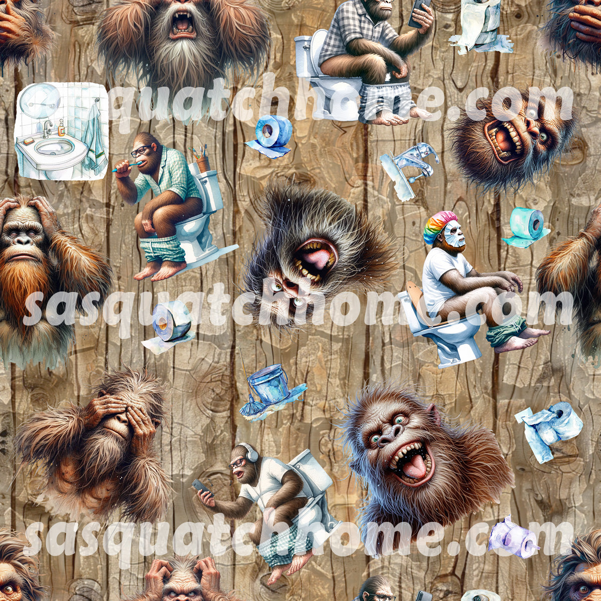 Guitar Picks, 12Pcs, Bigfoot Sasquatch (19) Designs, 3 thicknesses
