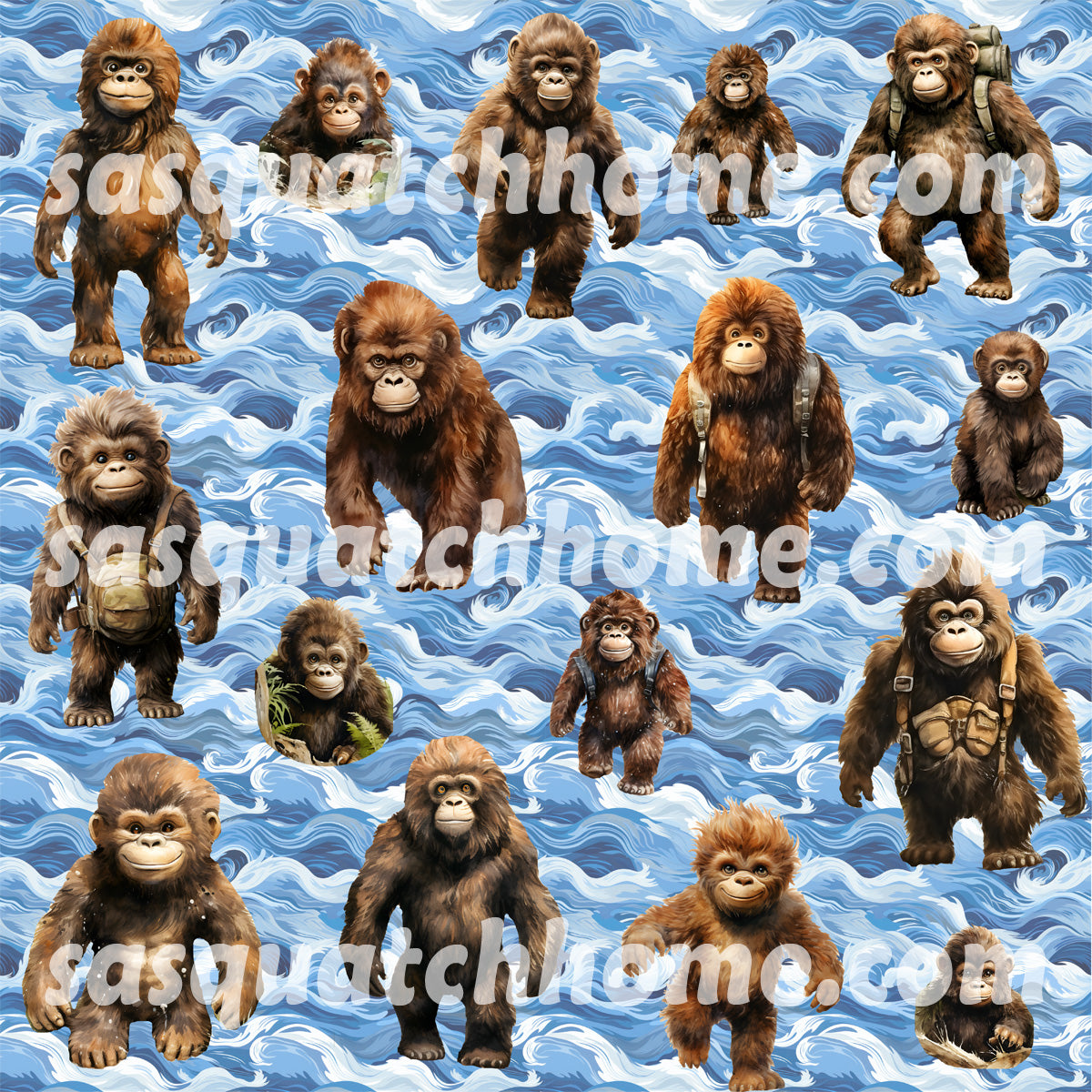 Guitar Picks, 12Pcs, Bigfoot Sasquatch (19) Designs, 3 thicknesses