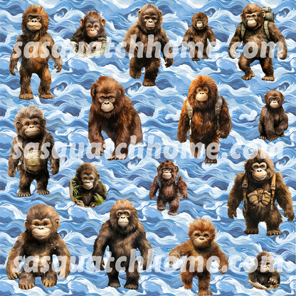 Guitar Picks, 12Pcs, Bigfoot Sasquatch (19) Designs, 3 thicknesses