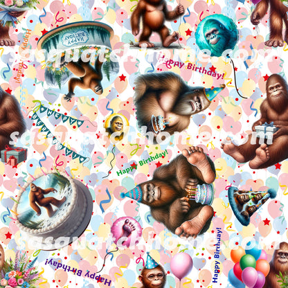 52” x 32” Microfiber Absorbent Bath Towels, 20 Sasquatch, Bigfoot Design