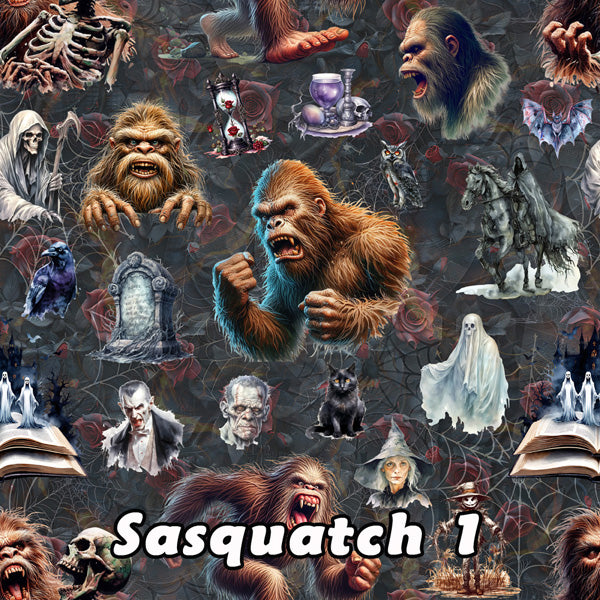 20 Sasquatch / Bigfoot Designs, Bucket-Shaped Car Trash Bag
