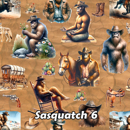 21 Bigfoot Sasquatch Designs, Waterproof Polyester Shower Curtain – Made in the USA – 70.8x70.8”