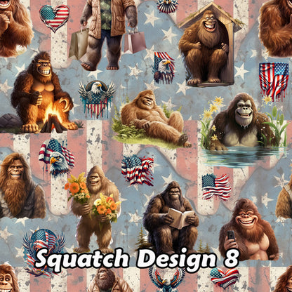 20 Bigfoot / Sasquatch Designs, Wall Sconces, Set of 2, Plug In