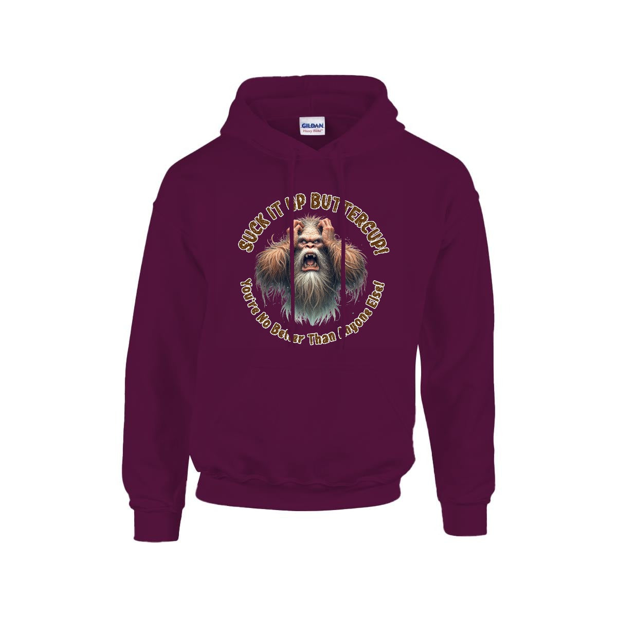 Sasquatch, Bigfoot Design, Gildan 18500 Poly-Cotton Hoodie