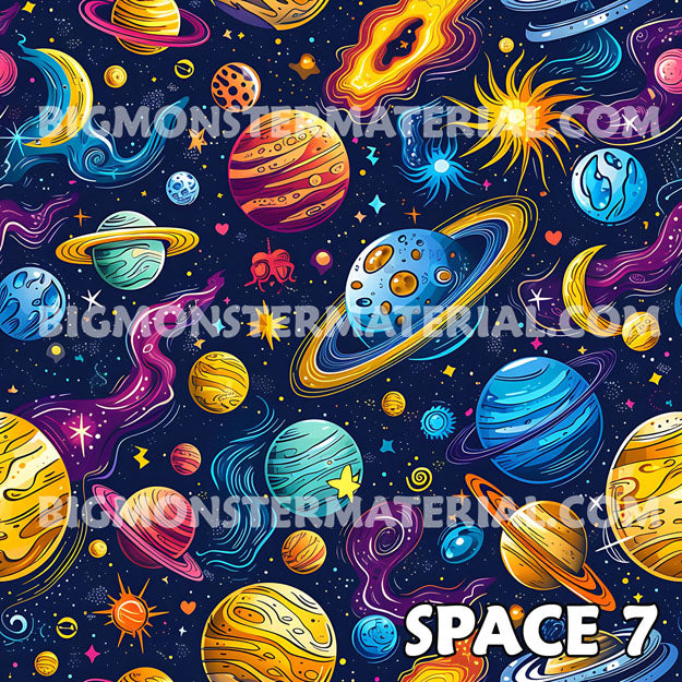 12 Galaxy Space Designs, Wireless Charging Gaming Mouse Pads / Mat With Lights - 2 Sizes