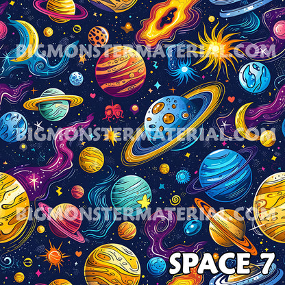12 Galaxy / Outer Space Designs, 15.5 Inch Tube Socks