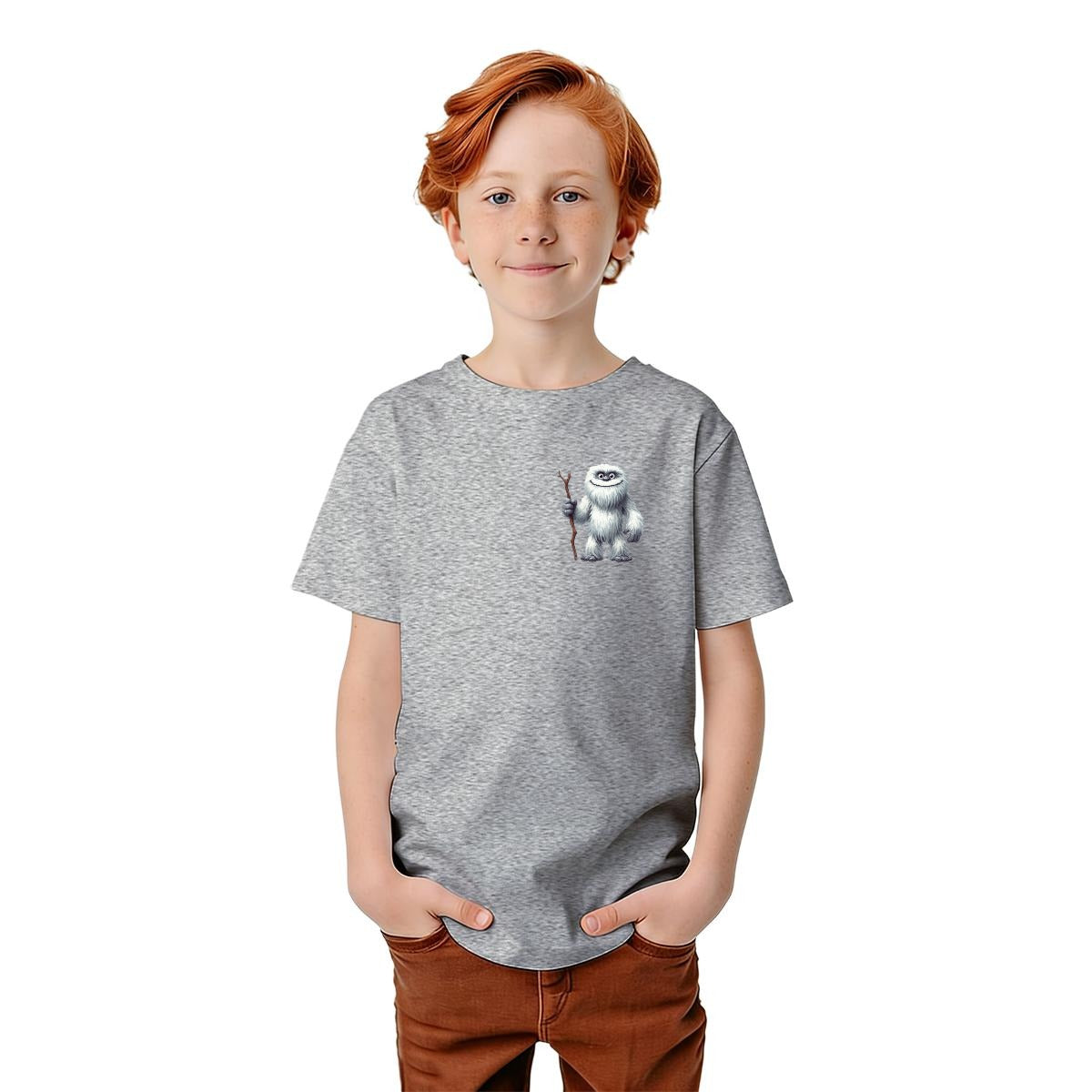 Bigfoot Sasquatch Designs, Kid’s Double Sided Gildan 5000B T Shirt
