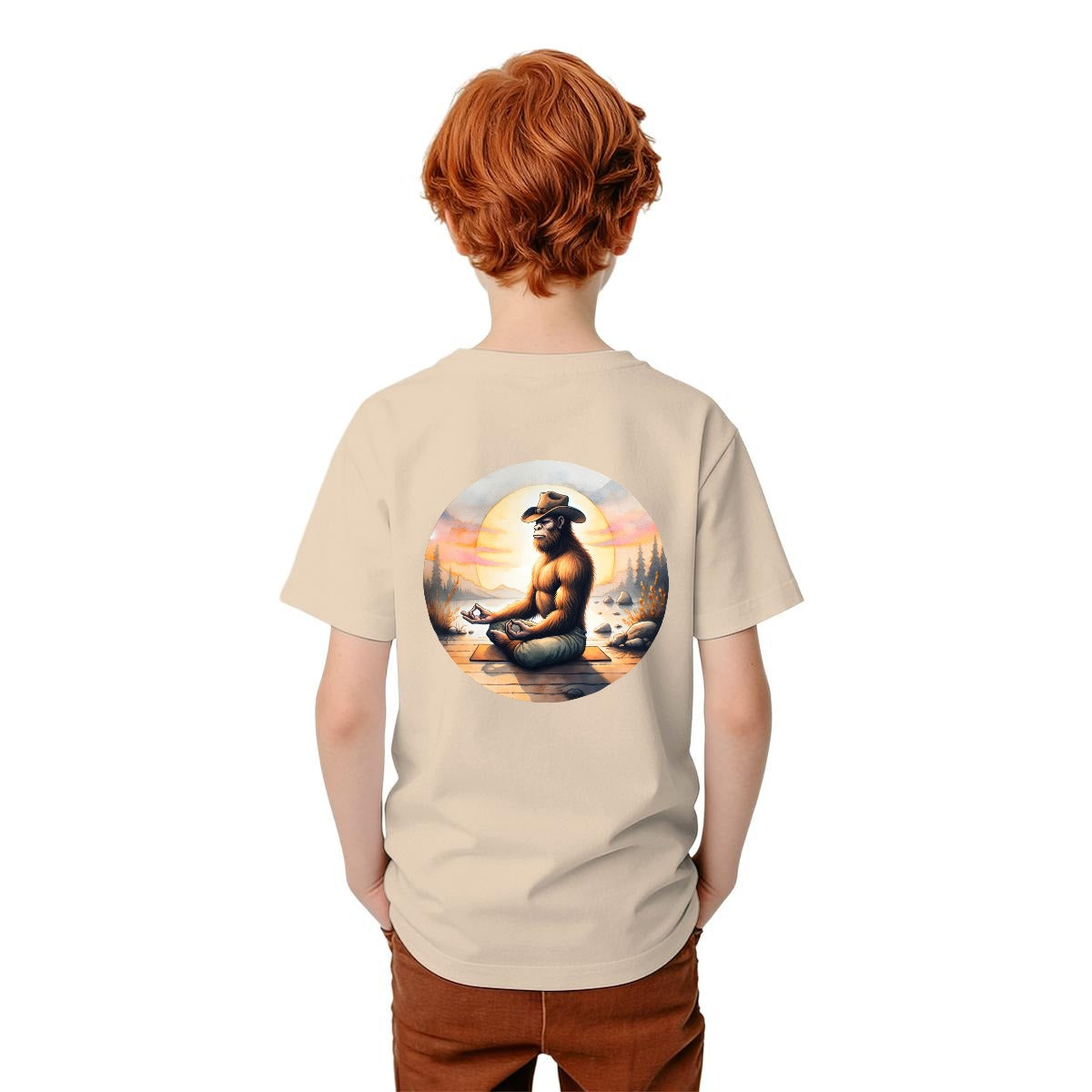 Bigfoot Sasquatch Designs, Kid’s Double Sided Gildan 5000B T Shirt