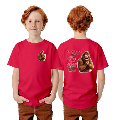 Bigfoot Sasquatch Designs, Kid’s Double Sided Gildan 5000B T Shirt