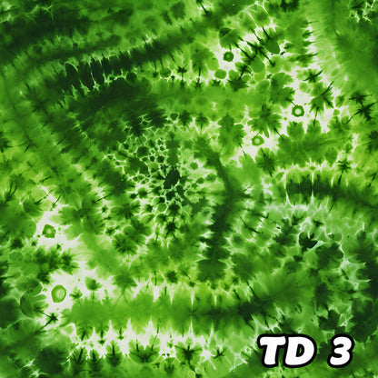 19 Tie Dye Designs, Waterproof Polyester Shower Curtain – Made in the USA – 70.8x70.8”