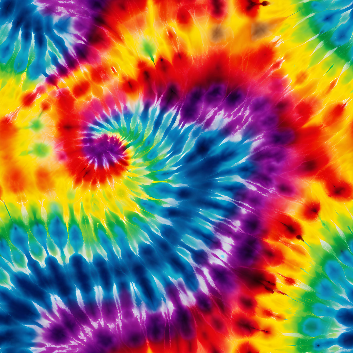 Children's Sports T-Shirt Set, 19 Colorful Tie Dye Designs