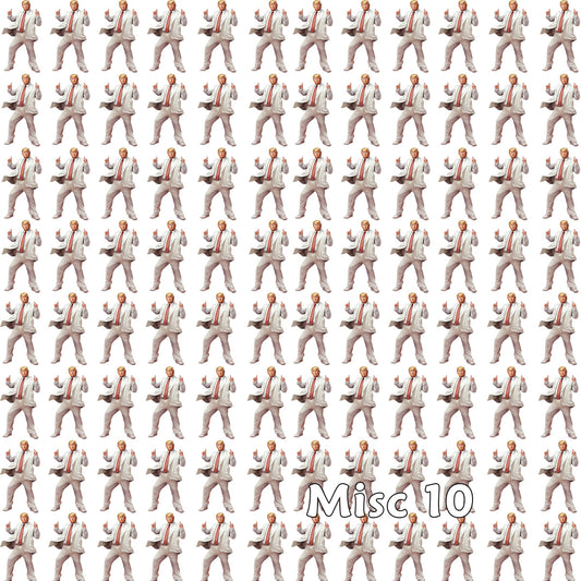 Donald Trump Cotton Fabric 10