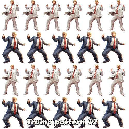 16 Donald Trump Designs, Faux Cotton Short Sleeve Baby Bodysuit Romper
