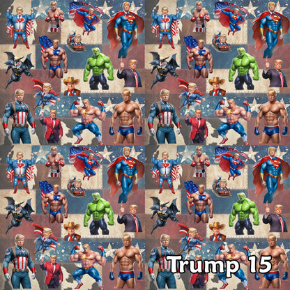 20 Donald Trump Designs, Bucket-Shaped Car Trash Bag