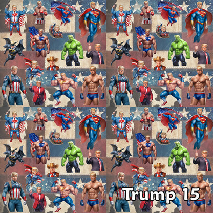 20 Donald Trump Designs, Plush Christmas Tree Skirt – 3 Sizes