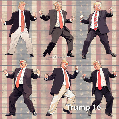 20 Donald Trump Designs, Adult Zip Up Hoodie